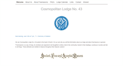 Desktop Screenshot of cosmopolitan-lodge.ch