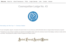 Tablet Screenshot of cosmopolitan-lodge.ch